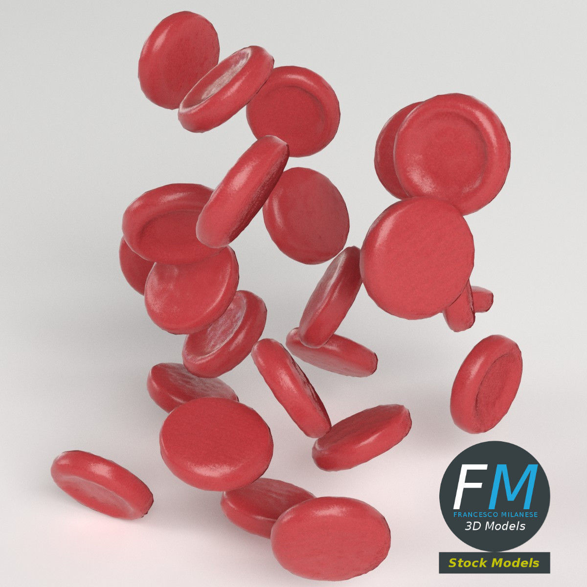 Red blood cells 3D model_2