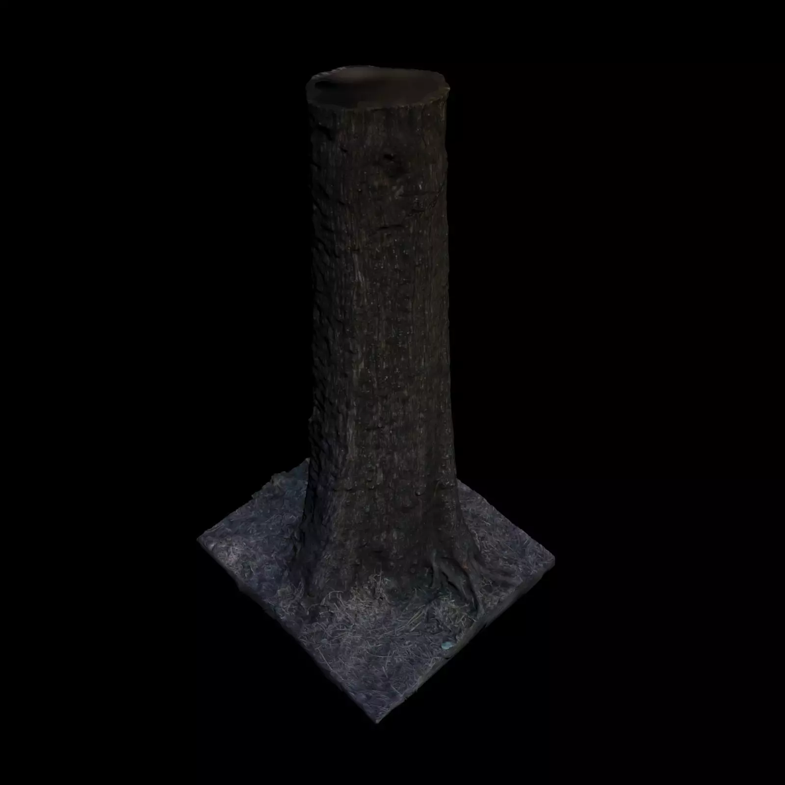 Tree 5 stump 3D model_0