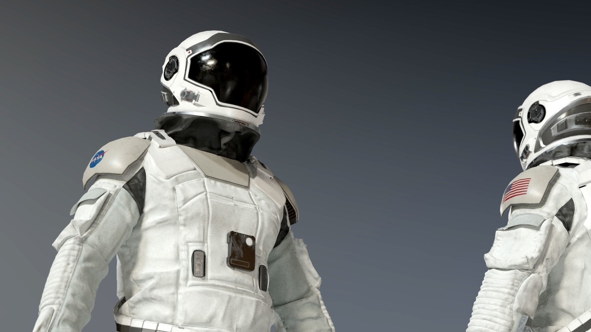 SPACESUIT Interstellar 3D model_2