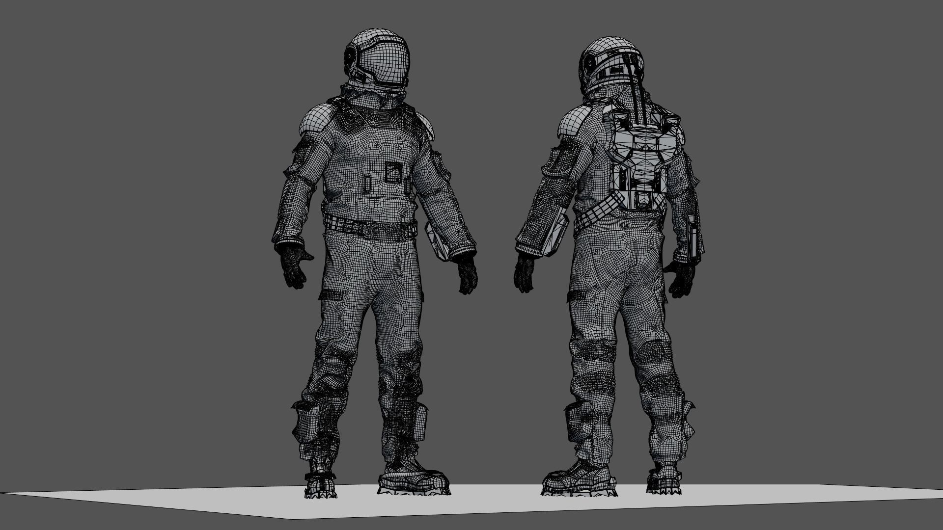 SPACESUIT Interstellar 3D model_23
