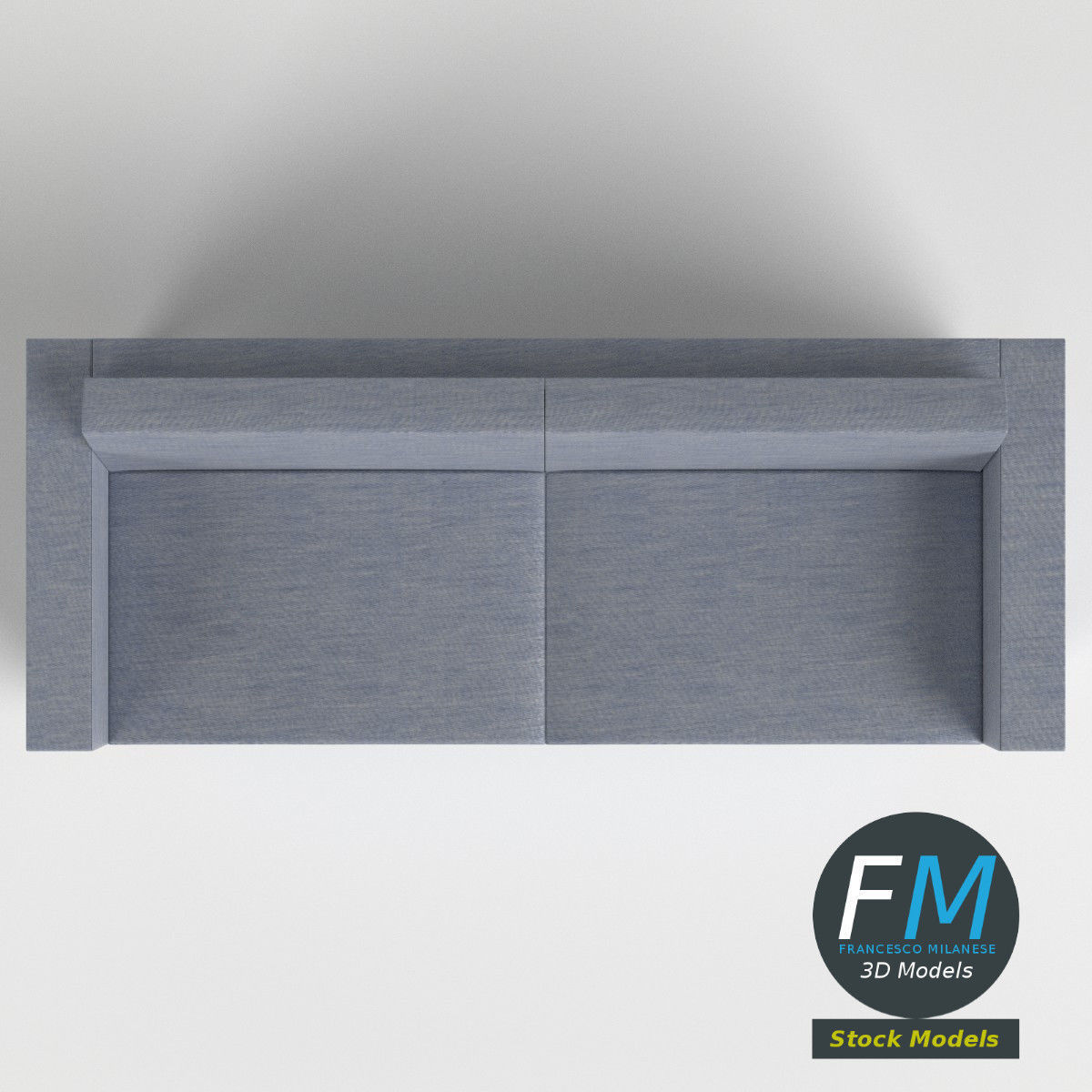 Two seater sofa 2 3D model_6