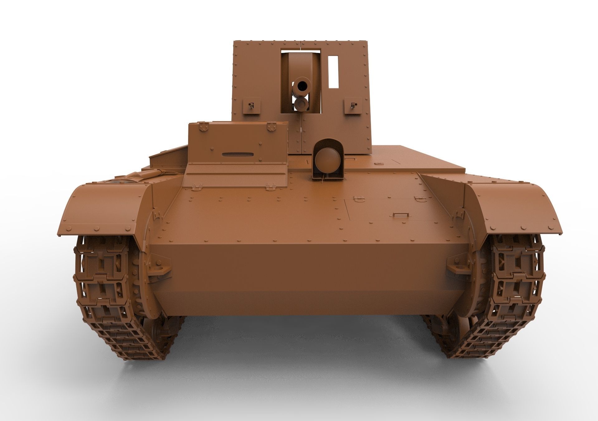 Su-26 russian tank 3D model_9