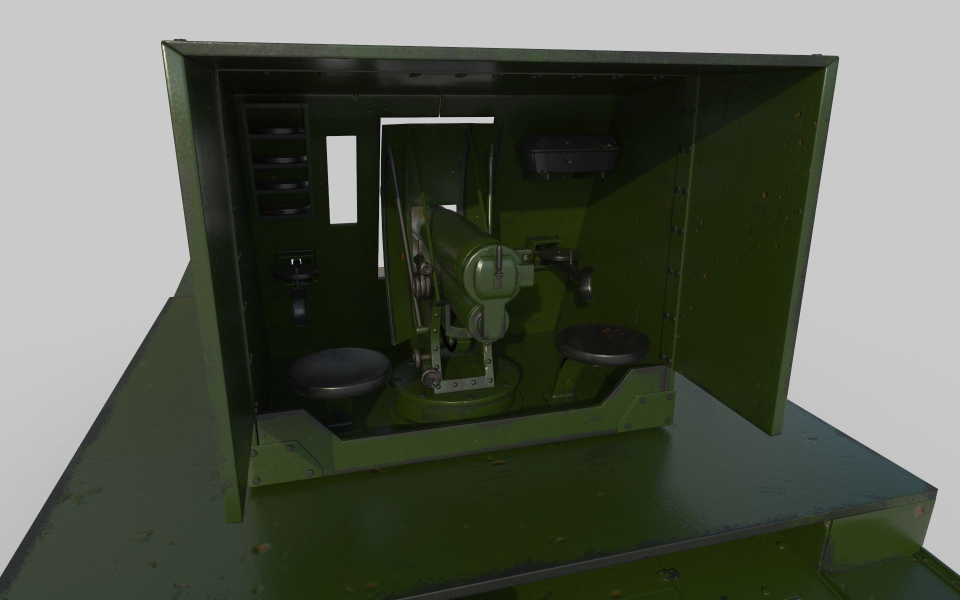 Su-26 russian tank 3D model_7