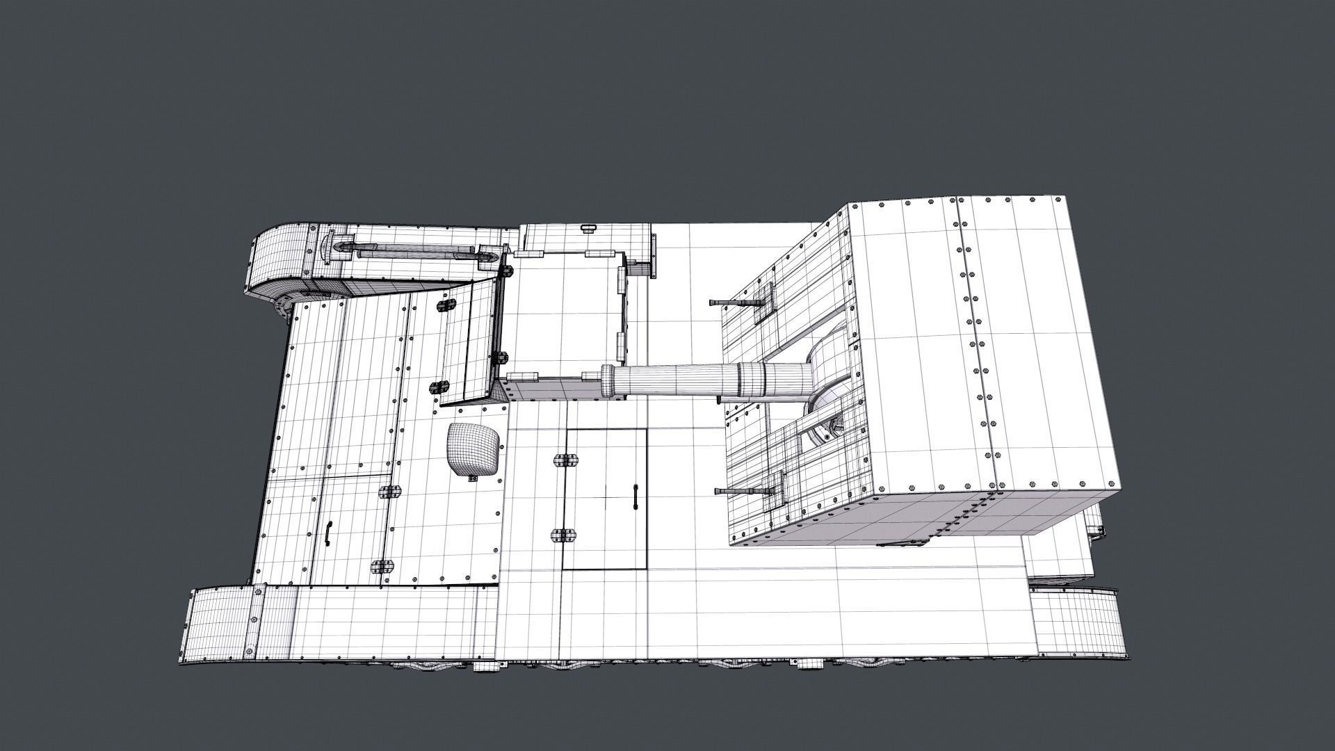 Su-26 russian tank 3D model_24