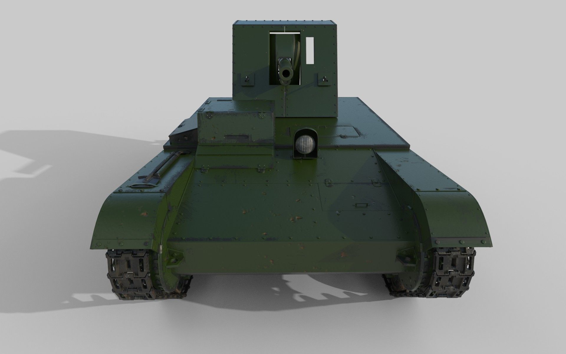 Su-26 russian tank 3D model_1