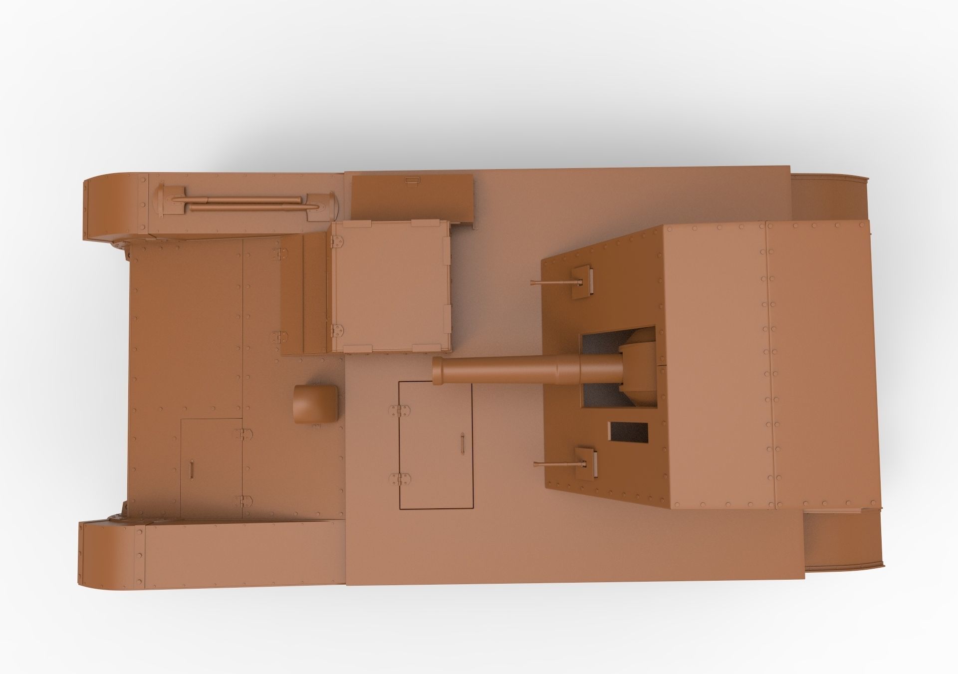 Su-26 russian tank 3D model_16