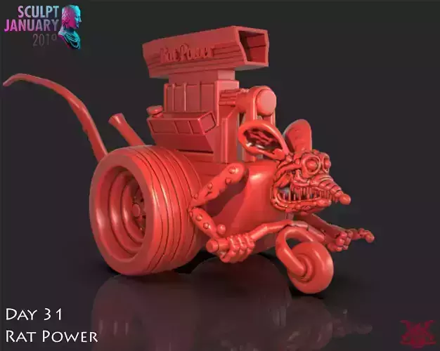 Rat Power Timelapse and Model