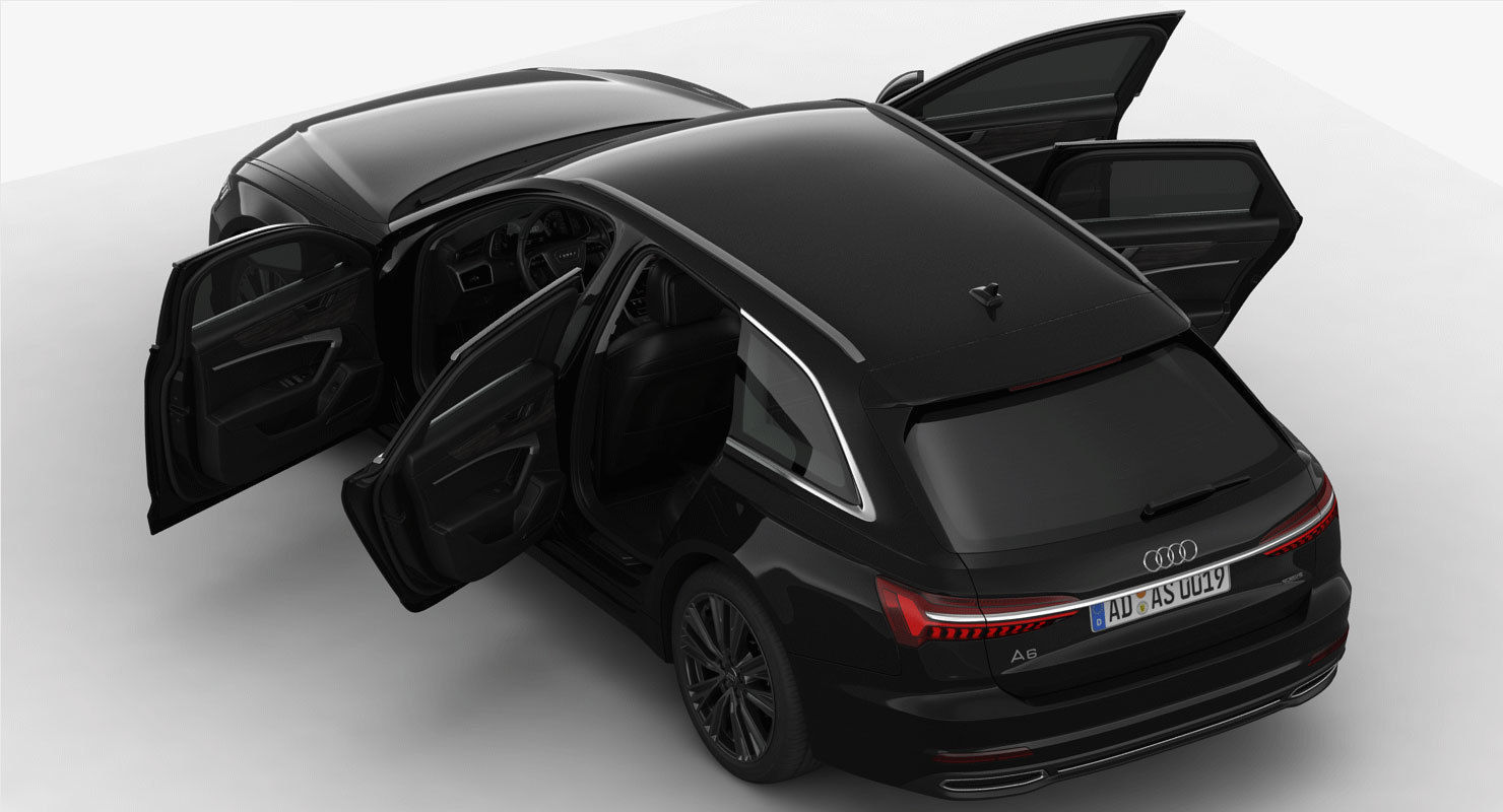 Audi A6 Avant 2019 Detailed Interior 3D model_10