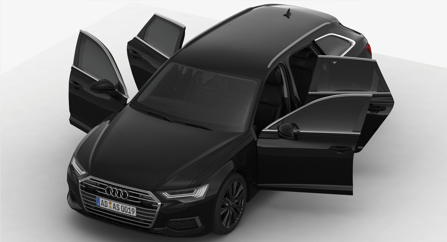 Audi A6 Avant 2019 Detailed Interior 3D model_9