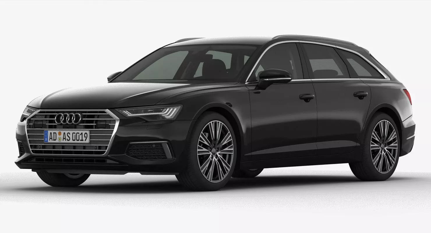 Audi A6 Avant 2019 Detailed Interior 3D model_0