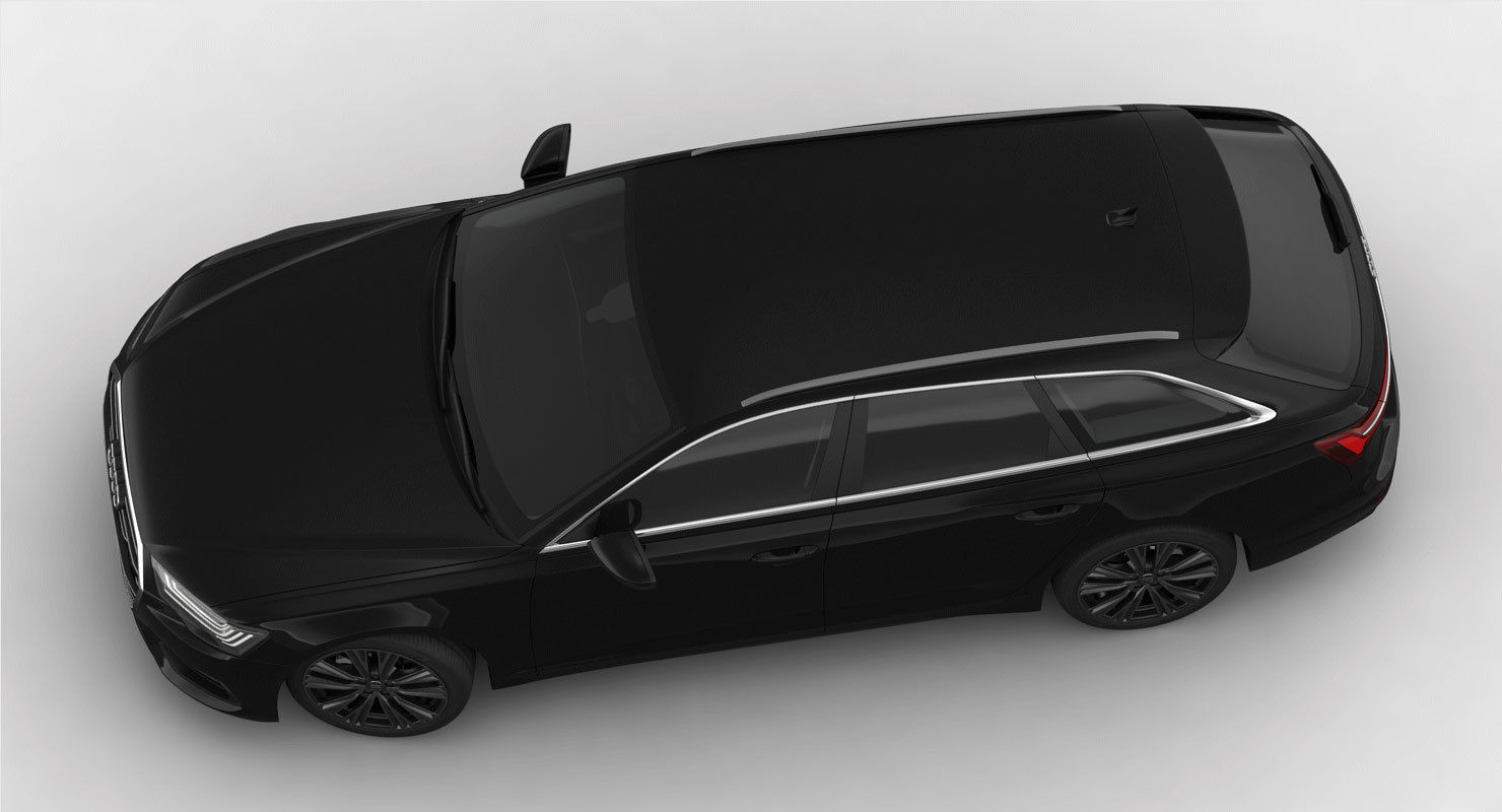 Audi A6 Avant 2019 Detailed Interior 3D model_4