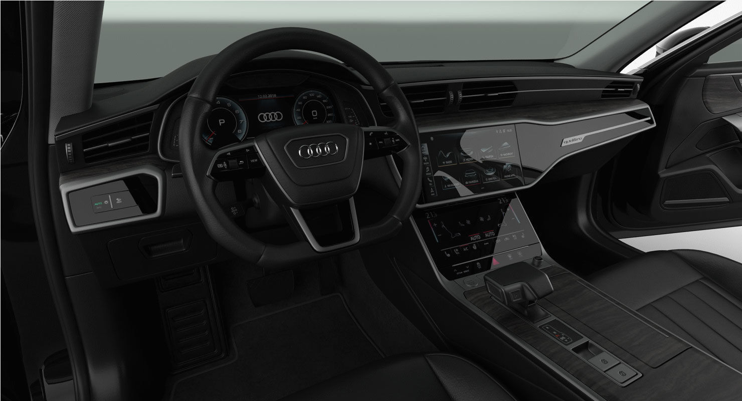 Audi A6 Avant 2019 Detailed Interior 3D model_14