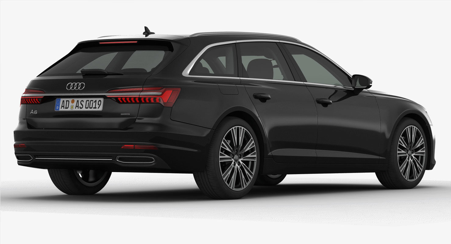 Audi A6 Avant 2019 Detailed Interior 3D model_1