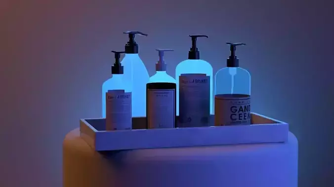 Handwash Bottles For Arch-Viz