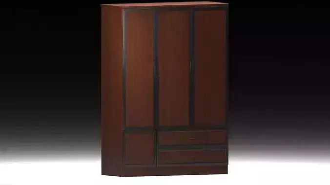 Wardrobe with doors and drawers