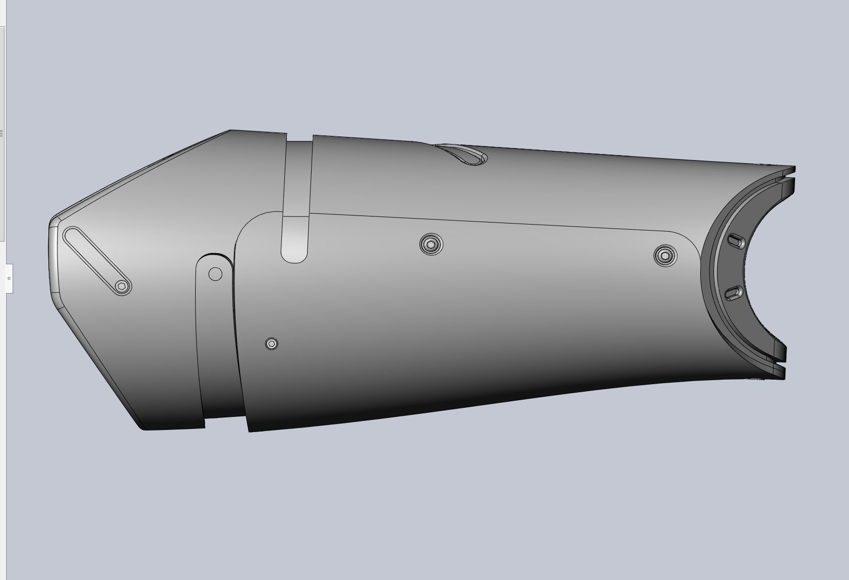 Metal Gear Solid V Venom Snake Prosthetic Arm Prop 3D print model_4