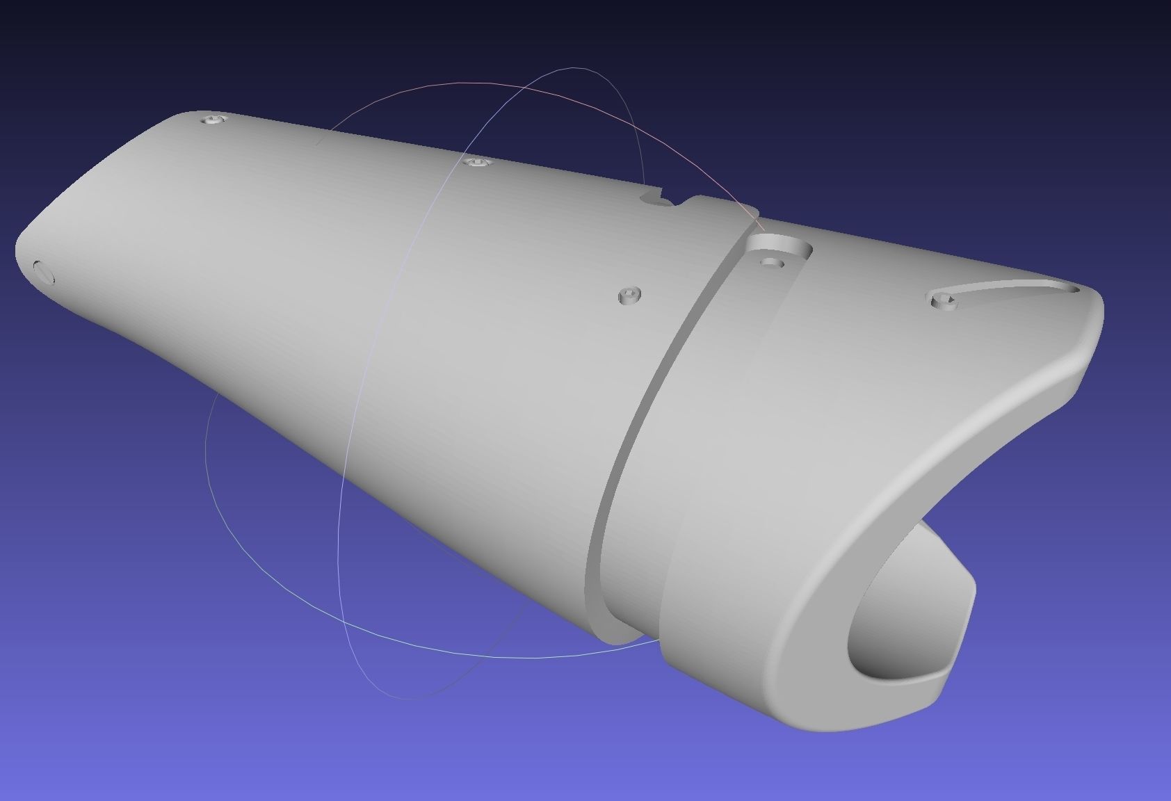 Metal Gear Solid V Venom Snake Prosthetic Arm Prop 3D print model_22