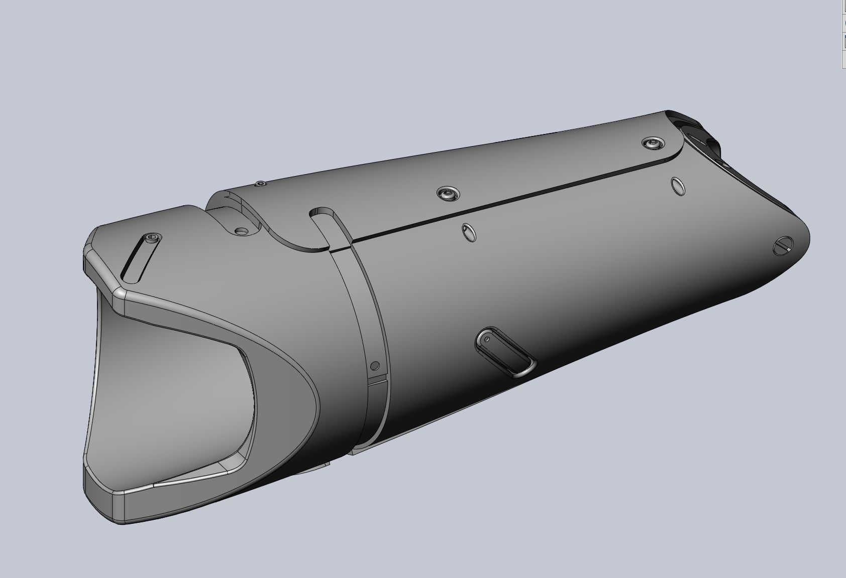 Metal Gear Solid V Venom Snake Prosthetic Arm Prop 3D print model_17