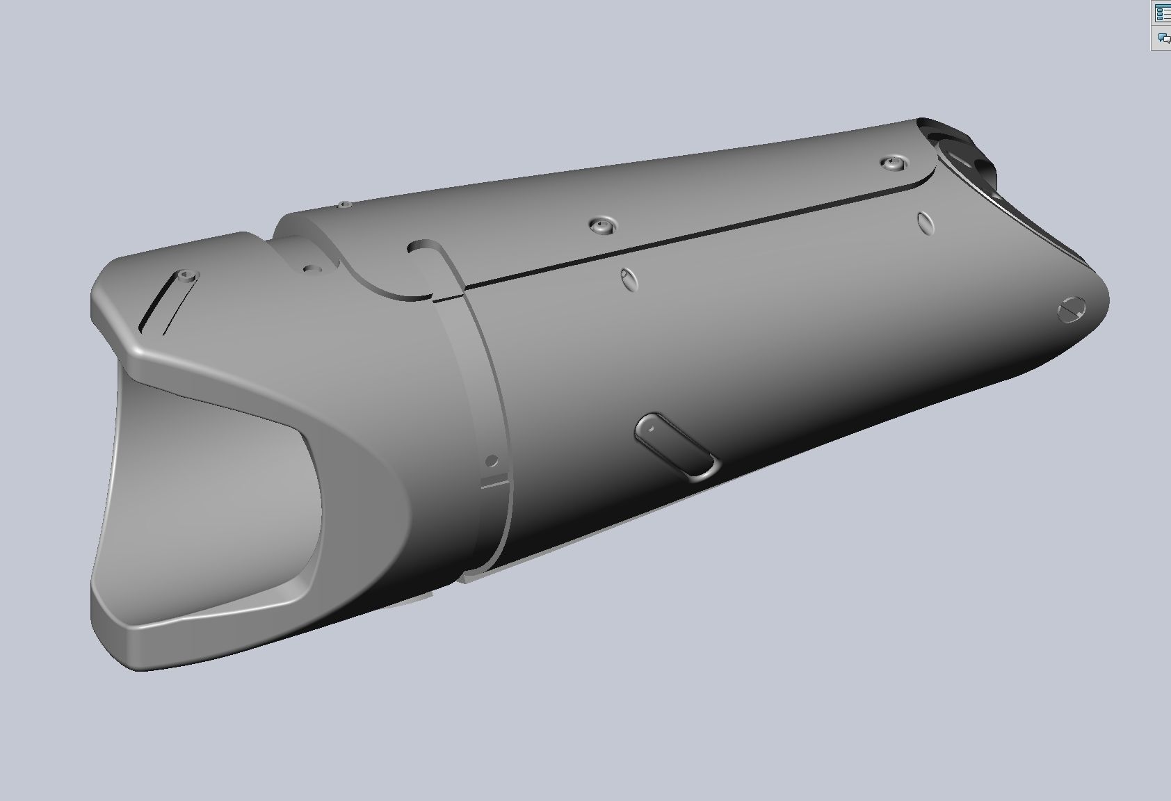 Metal Gear Solid V Venom Snake Prosthetic Arm Prop 3D print model_19