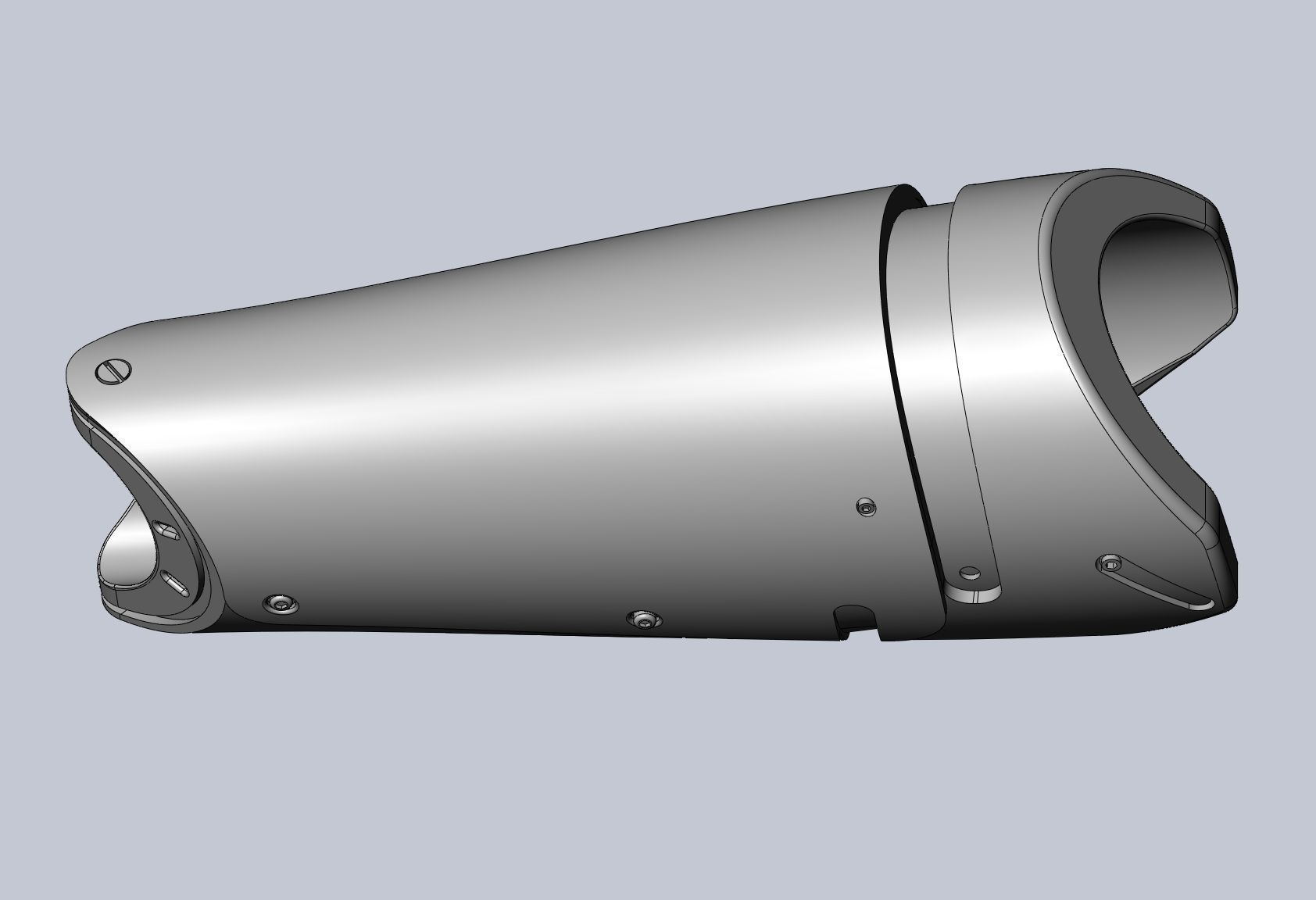 Metal Gear Solid V Venom Snake Prosthetic Arm Prop 3D print model_21