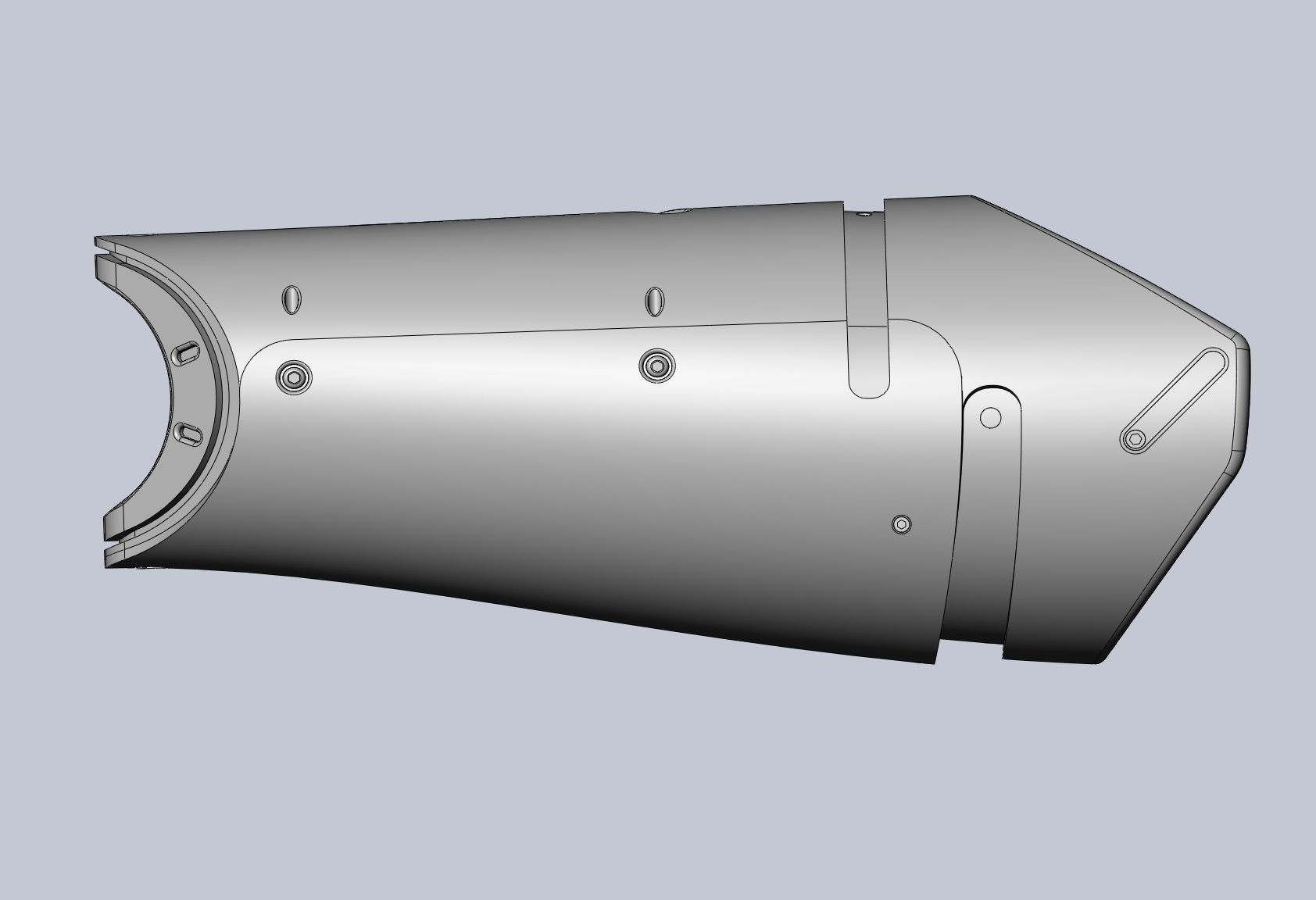 Metal Gear Solid V Venom Snake Prosthetic Arm Prop 3D print model_7