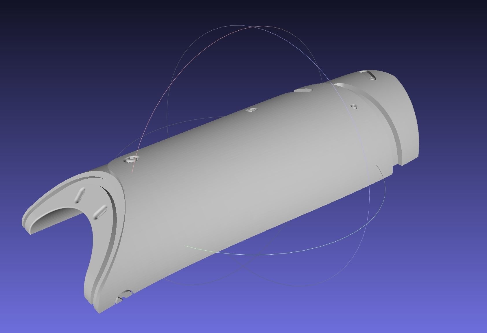 Metal Gear Solid V Venom Snake Prosthetic Arm Prop 3D print model_76