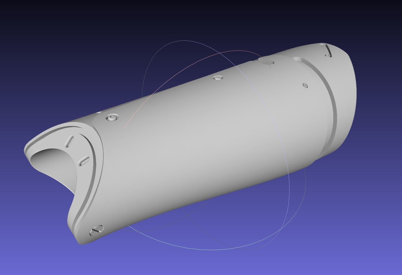 Metal Gear Solid V Venom Snake Prosthetic Arm Prop 3D print model_2