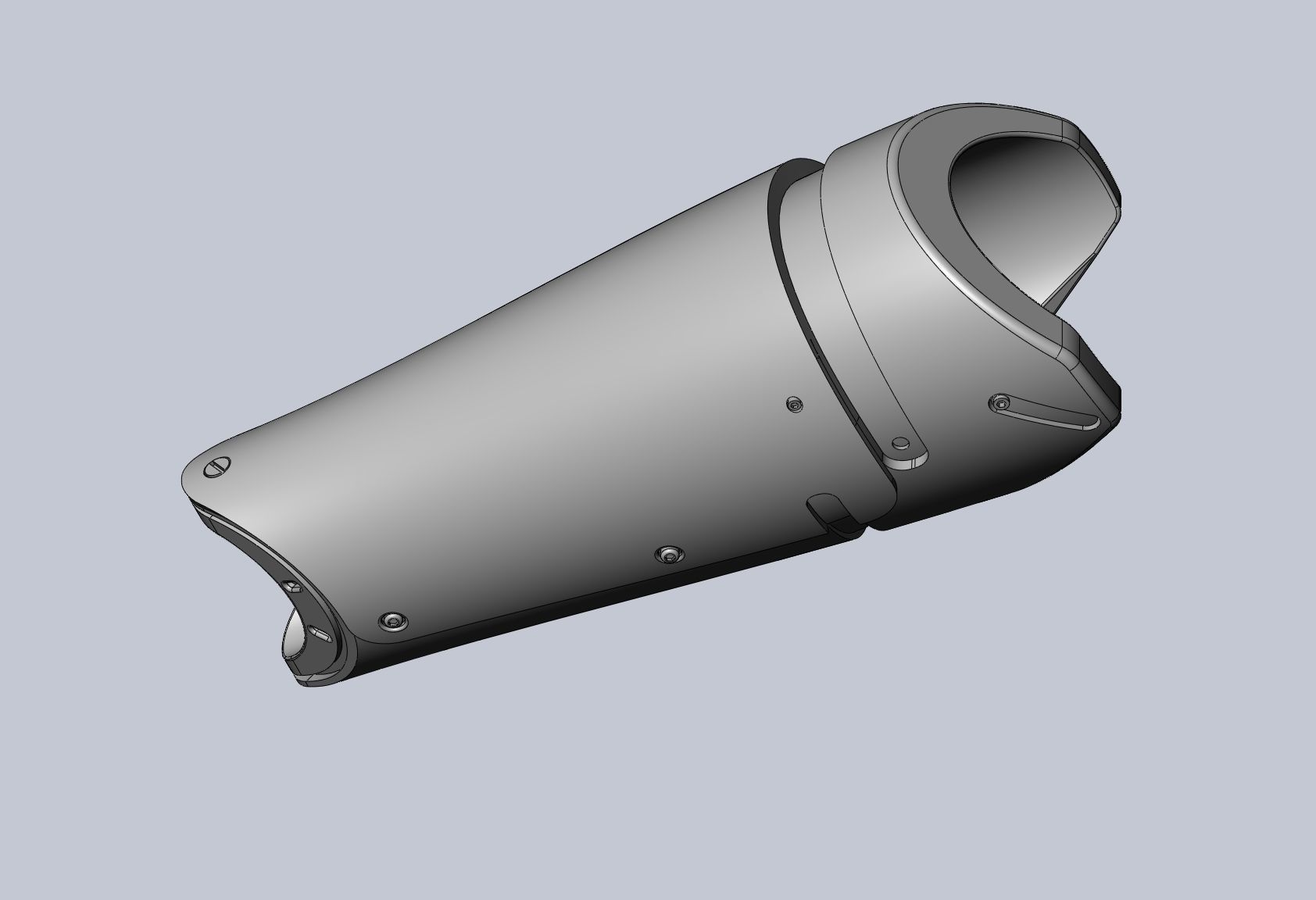 Metal Gear Solid V Venom Snake Prosthetic Arm Prop 3D print model_14