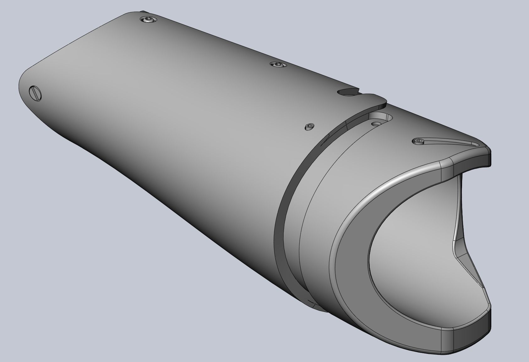 Metal Gear Solid V Venom Snake Prosthetic Arm Prop 3D print model_13