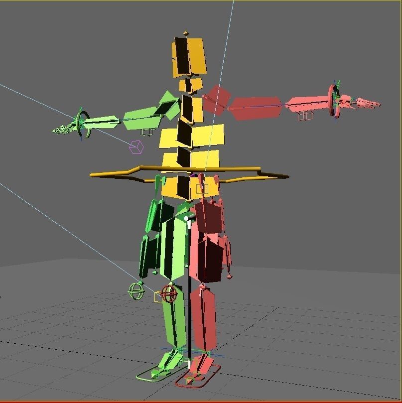 Victorian Gent - Rigged - 1 model 2 versions - Low Poly-rigged 3D model_33