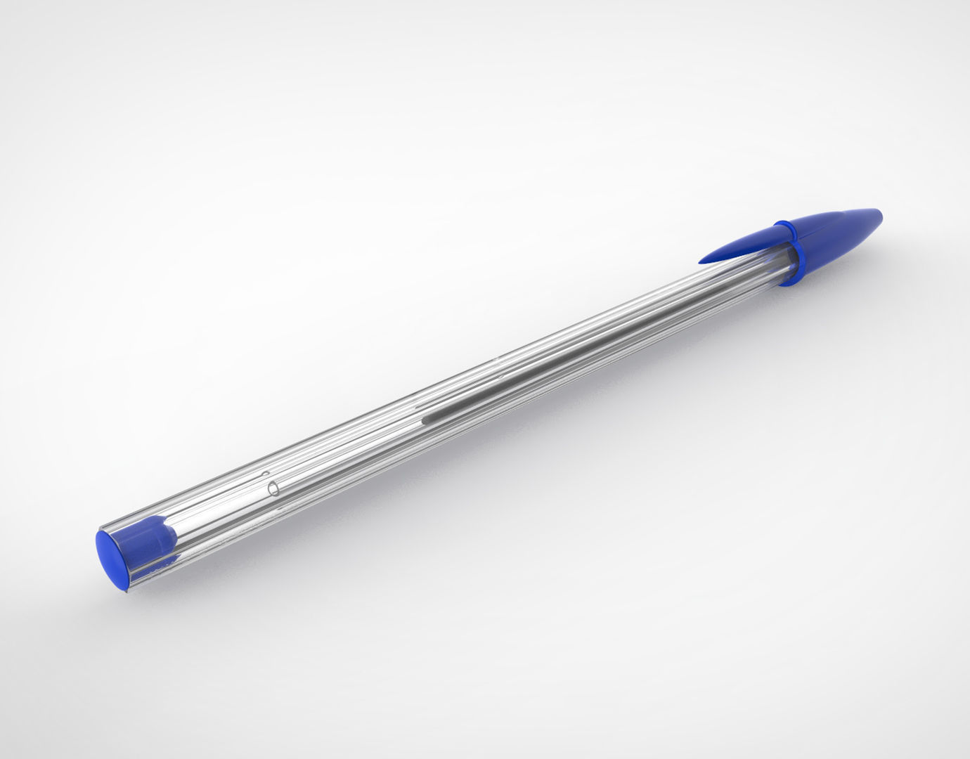 Bic Pen 3D model_7