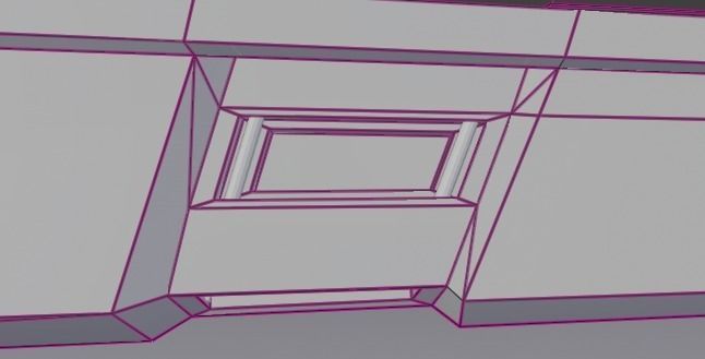 Spaceship Space fighter scout lowpoly Low-poly 3D model_21