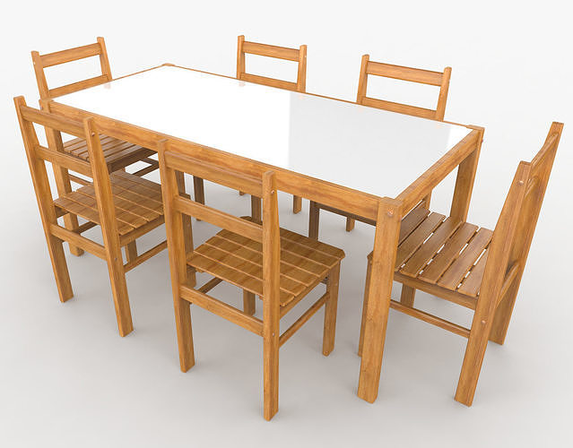 Barbecue Table  3D model