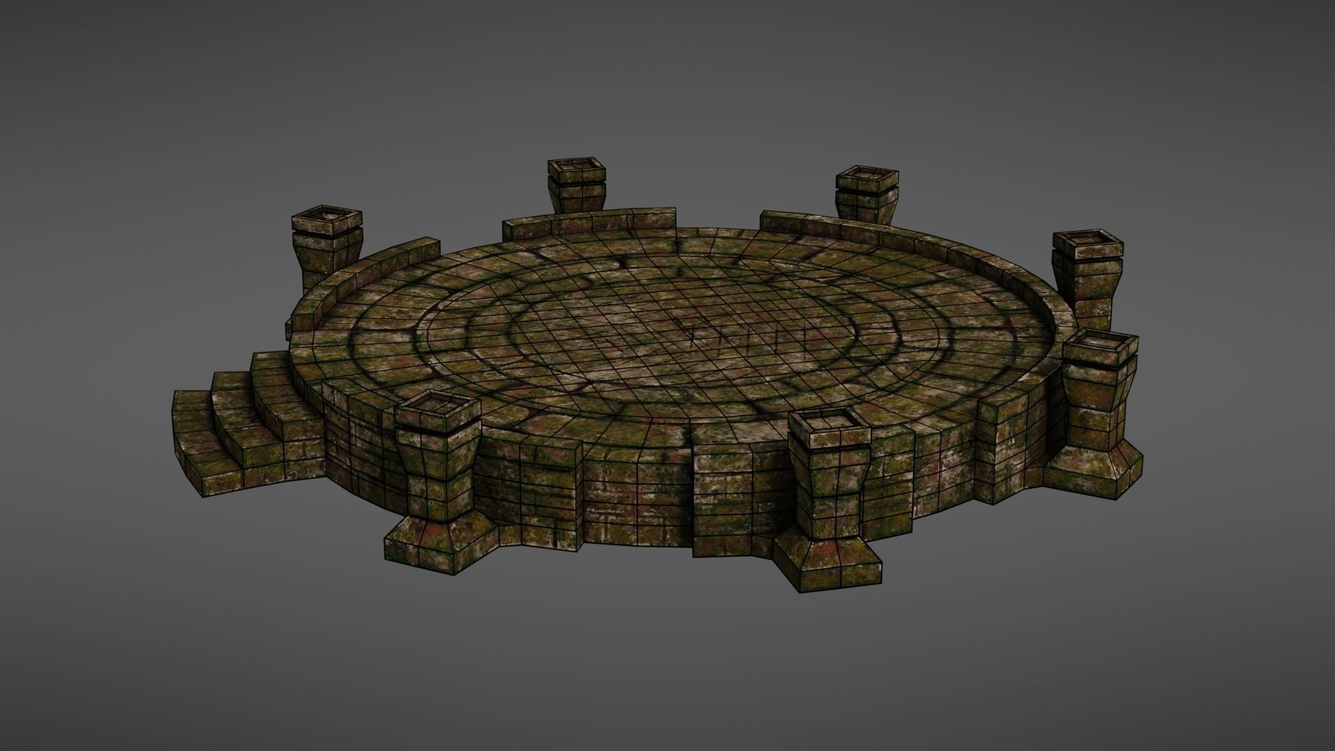 Ancient altar Texture Pack 3D Model Collection_24