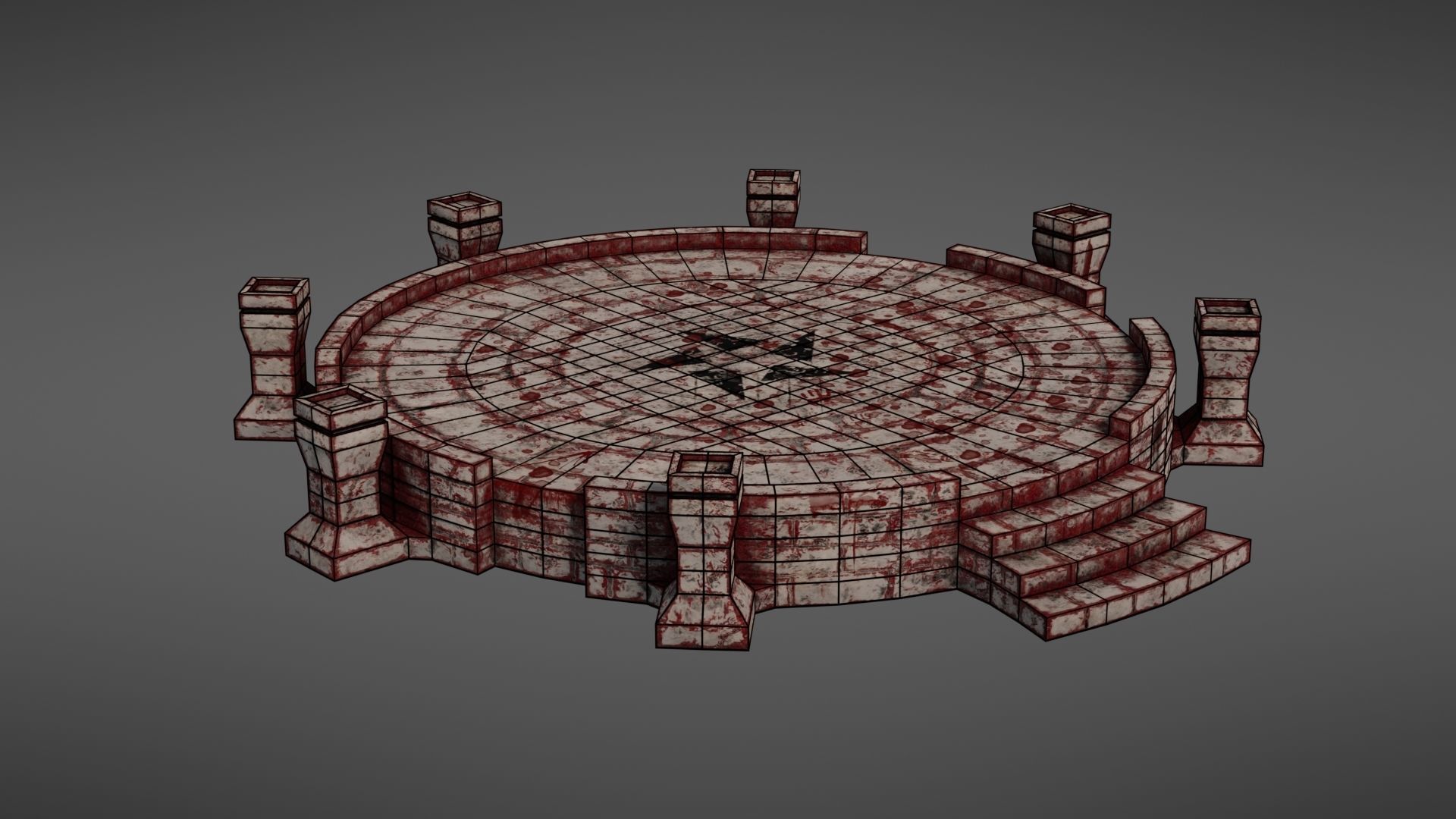 Ancient altar Texture Pack 3D Model Collection_29
