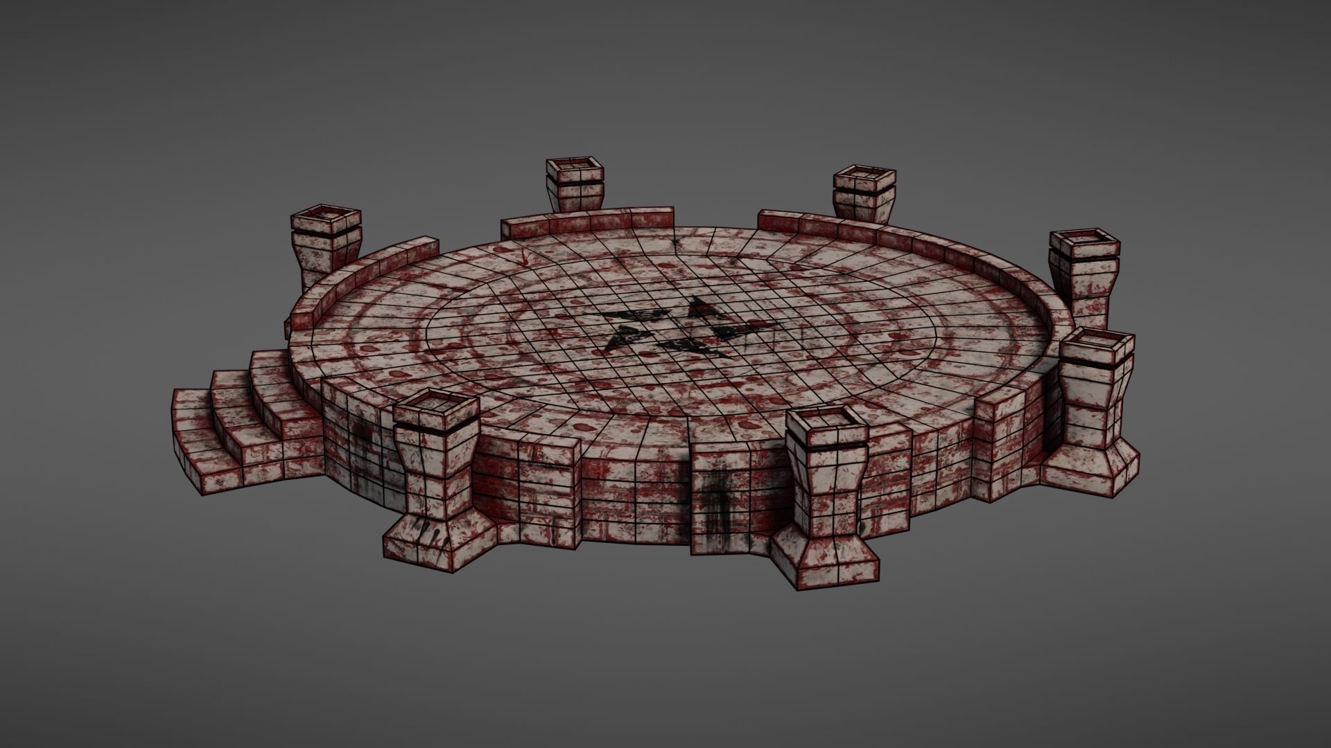 Ancient altar Texture Pack 3D Model Collection_32