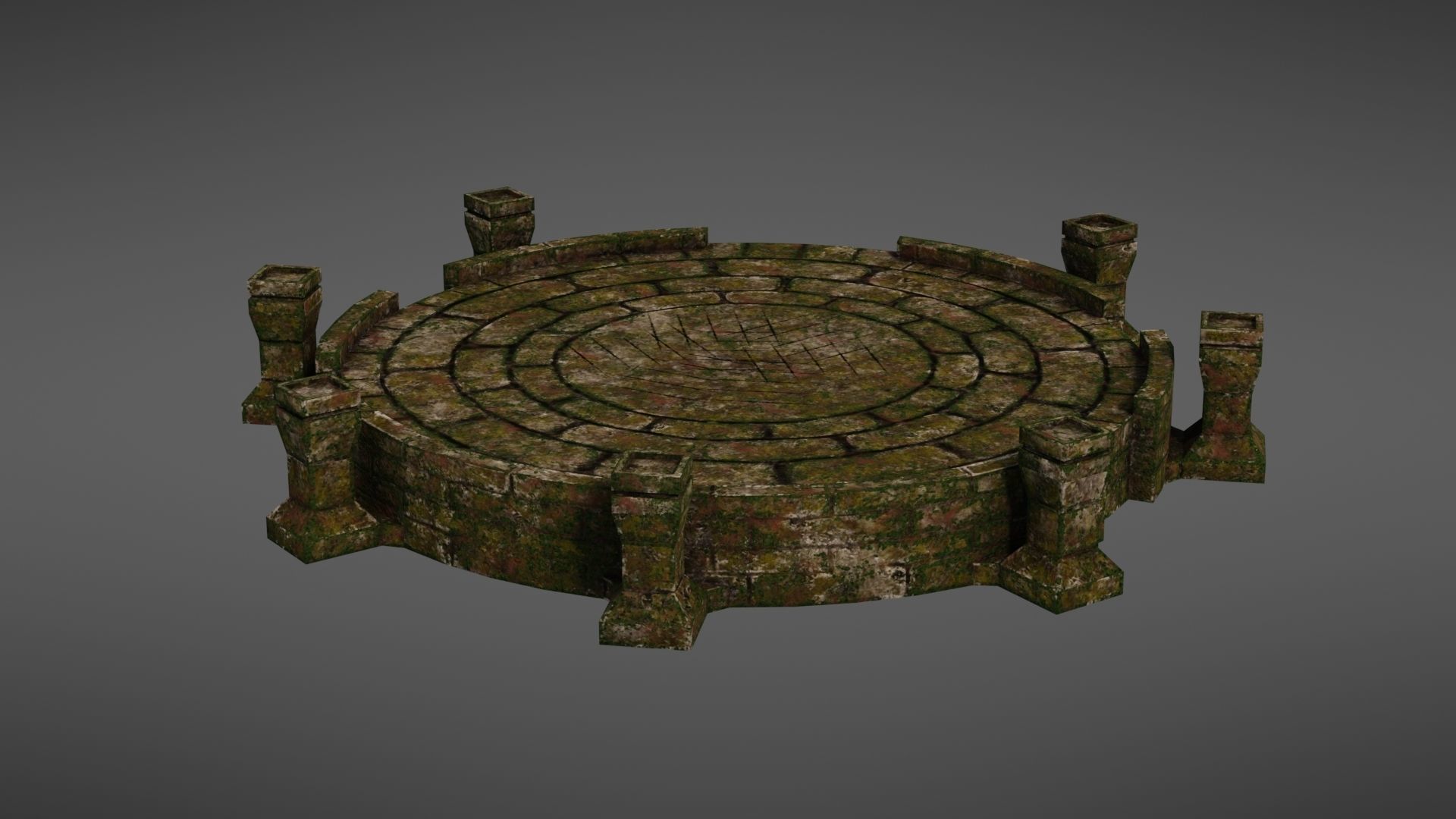 Ancient altar Texture Pack 3D Model Collection_19
