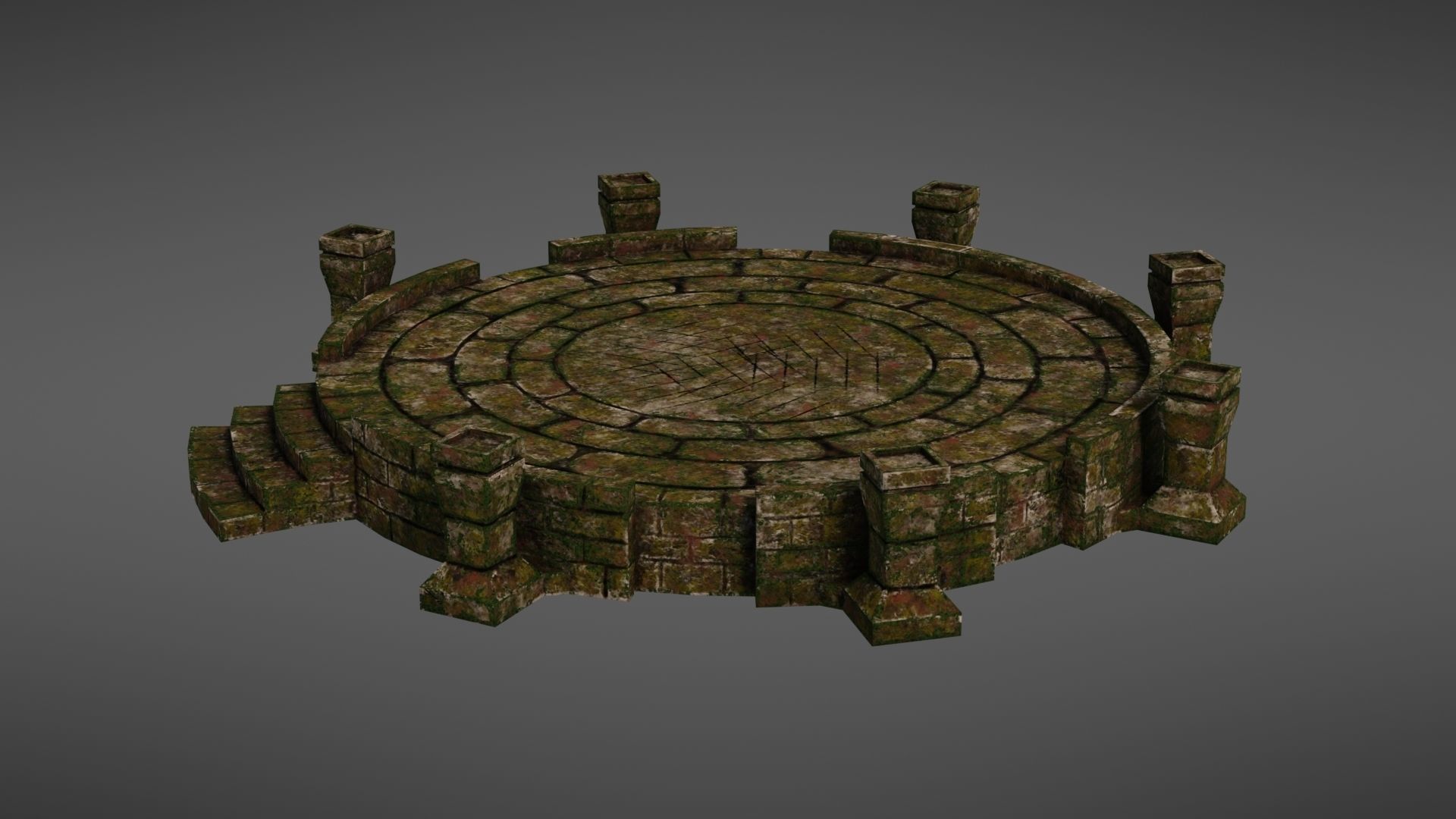 Ancient altar Texture Pack 3D Model Collection_18