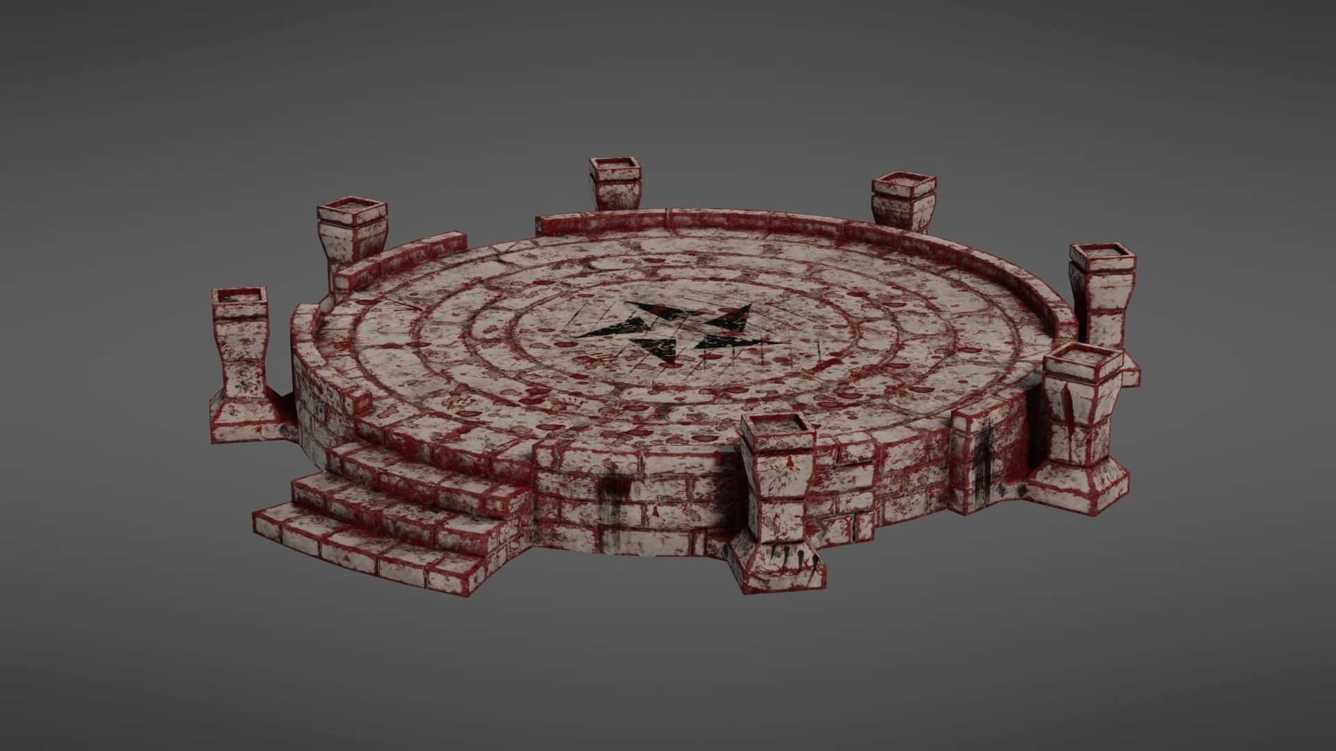 Ancient altar Texture Pack 3D Model Collection_26