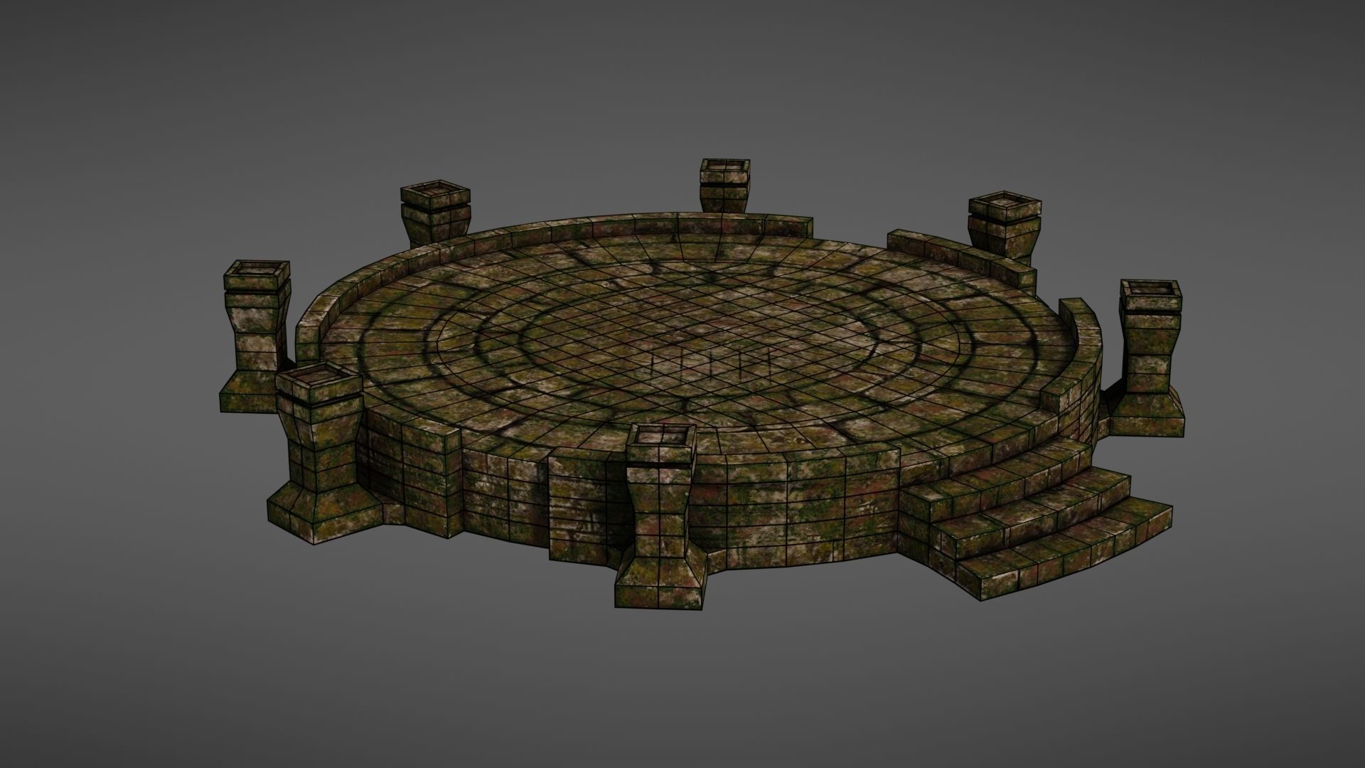 Ancient altar Texture Pack 3D Model Collection_21