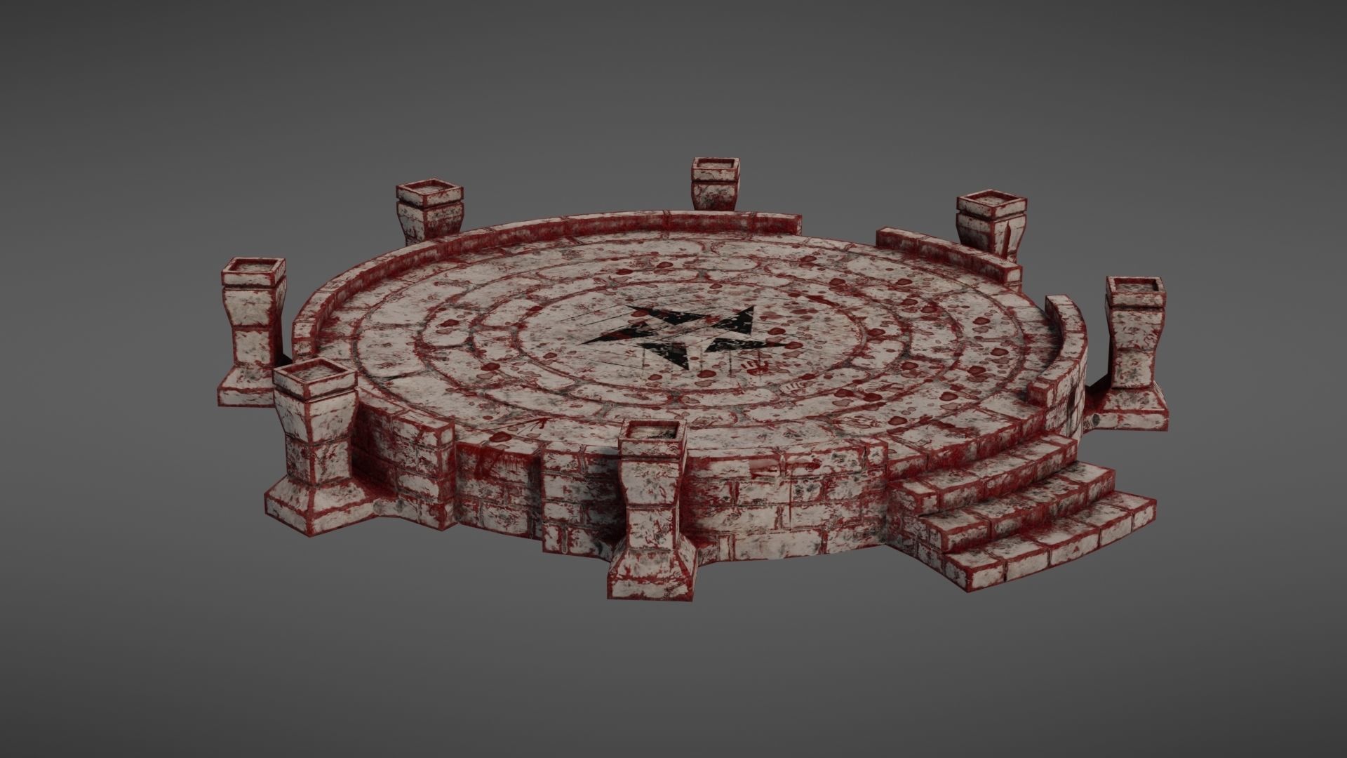 Ancient altar Texture Pack 3D Model Collection_27
