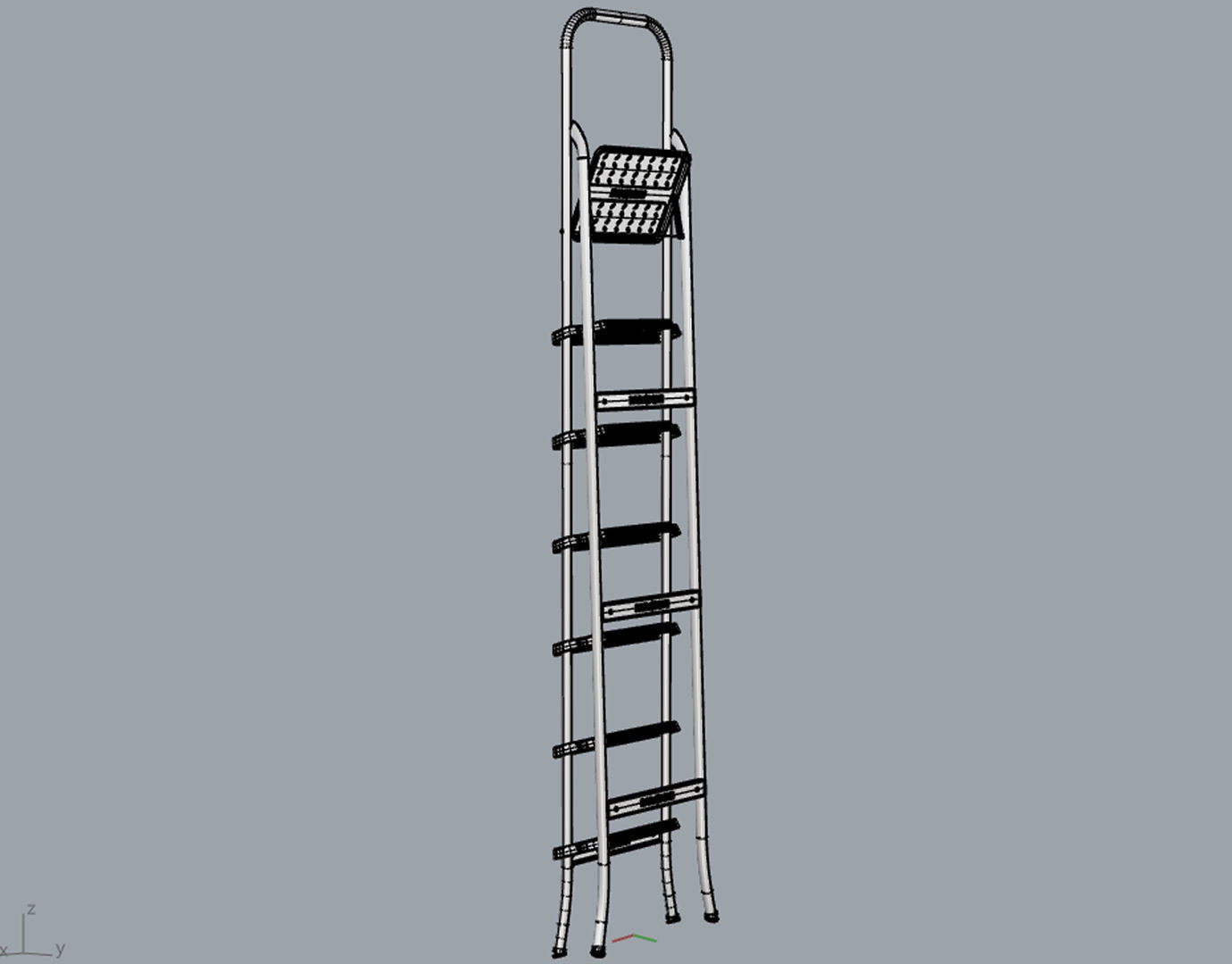 Paraboni Ladder 3D model_37