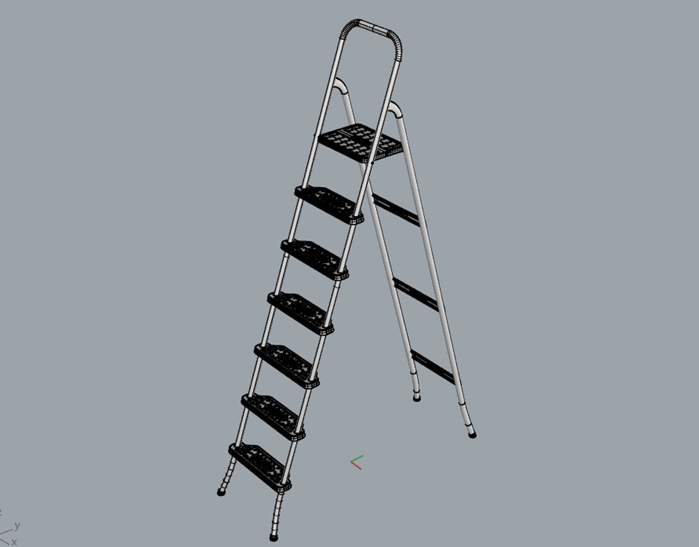 Paraboni Ladder 3D model_23