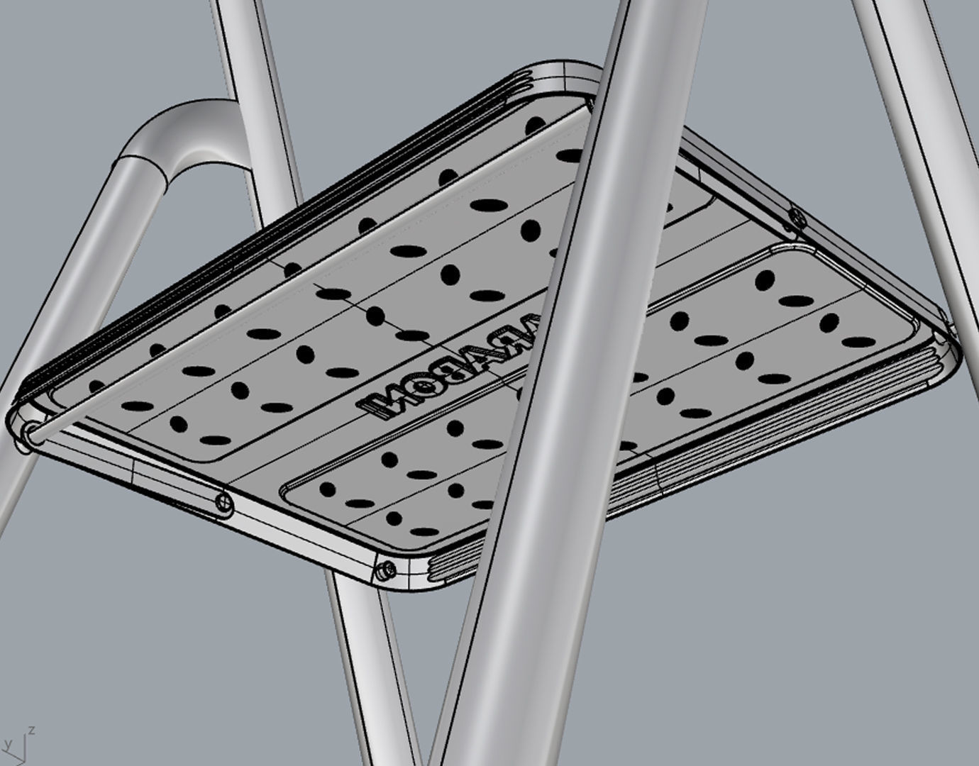 Paraboni Ladder 3D model_29
