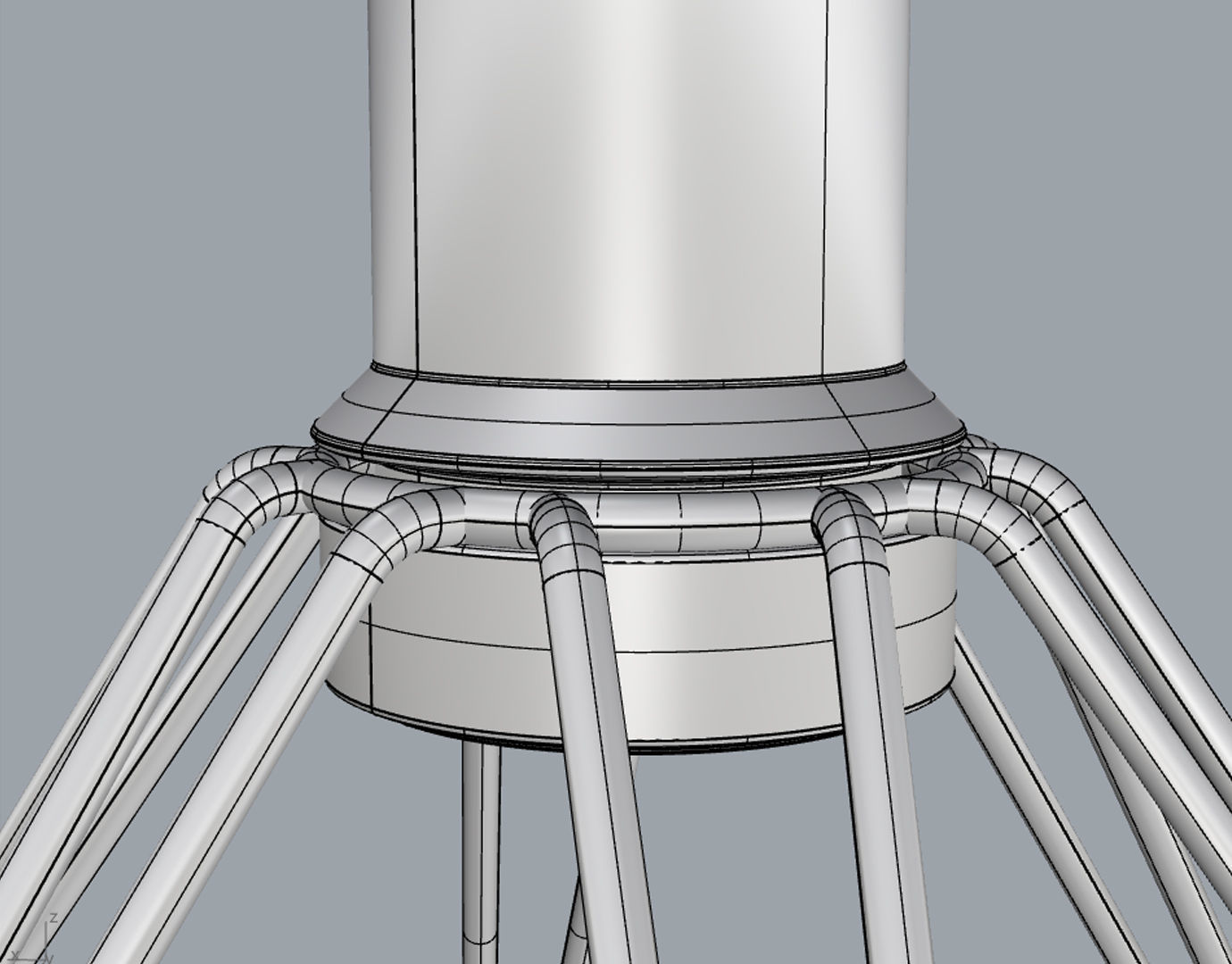 Trybo Wire Pendant Diamond  3D model_30