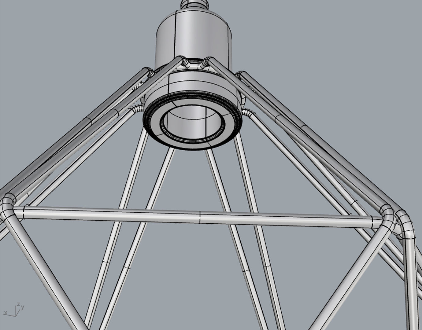 Trybo Wire Pendant Diamond  3D model_28