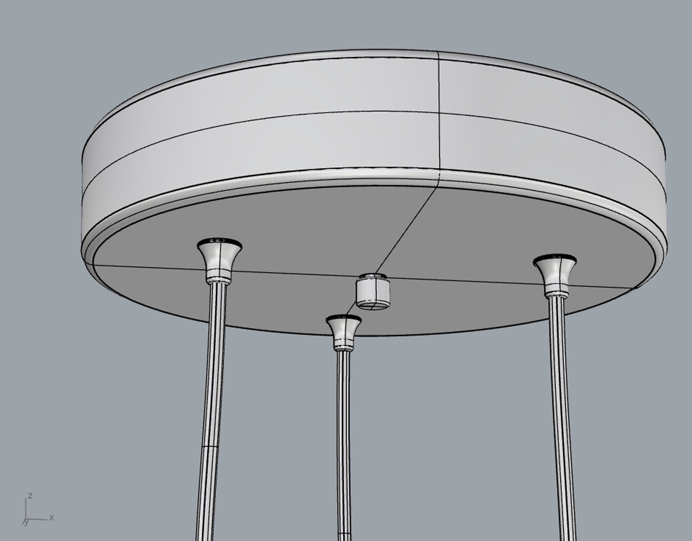 Trybo Wire Pendant Diamond  3D model_22