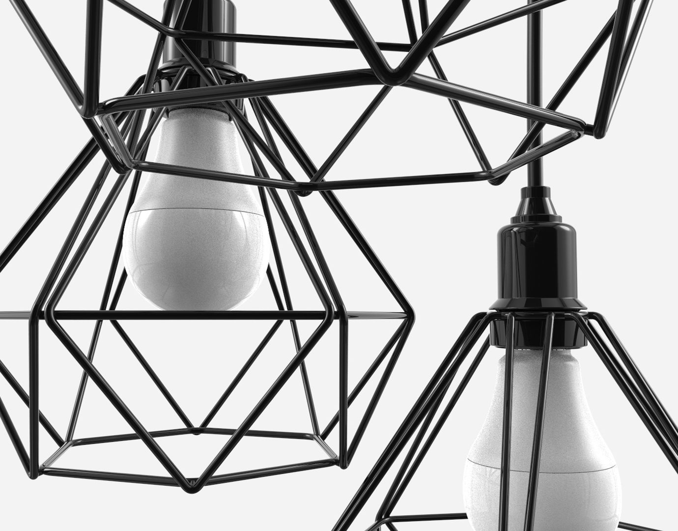 Trybo Wire Pendant Diamond  3D model_16