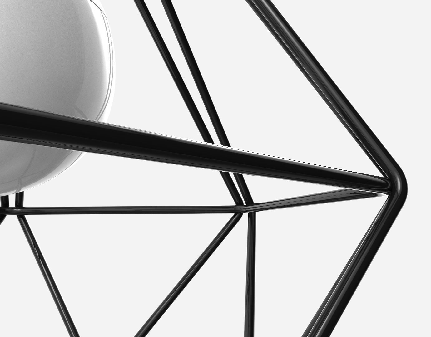 Trybo Wire Pendant Diamond  3D model_10