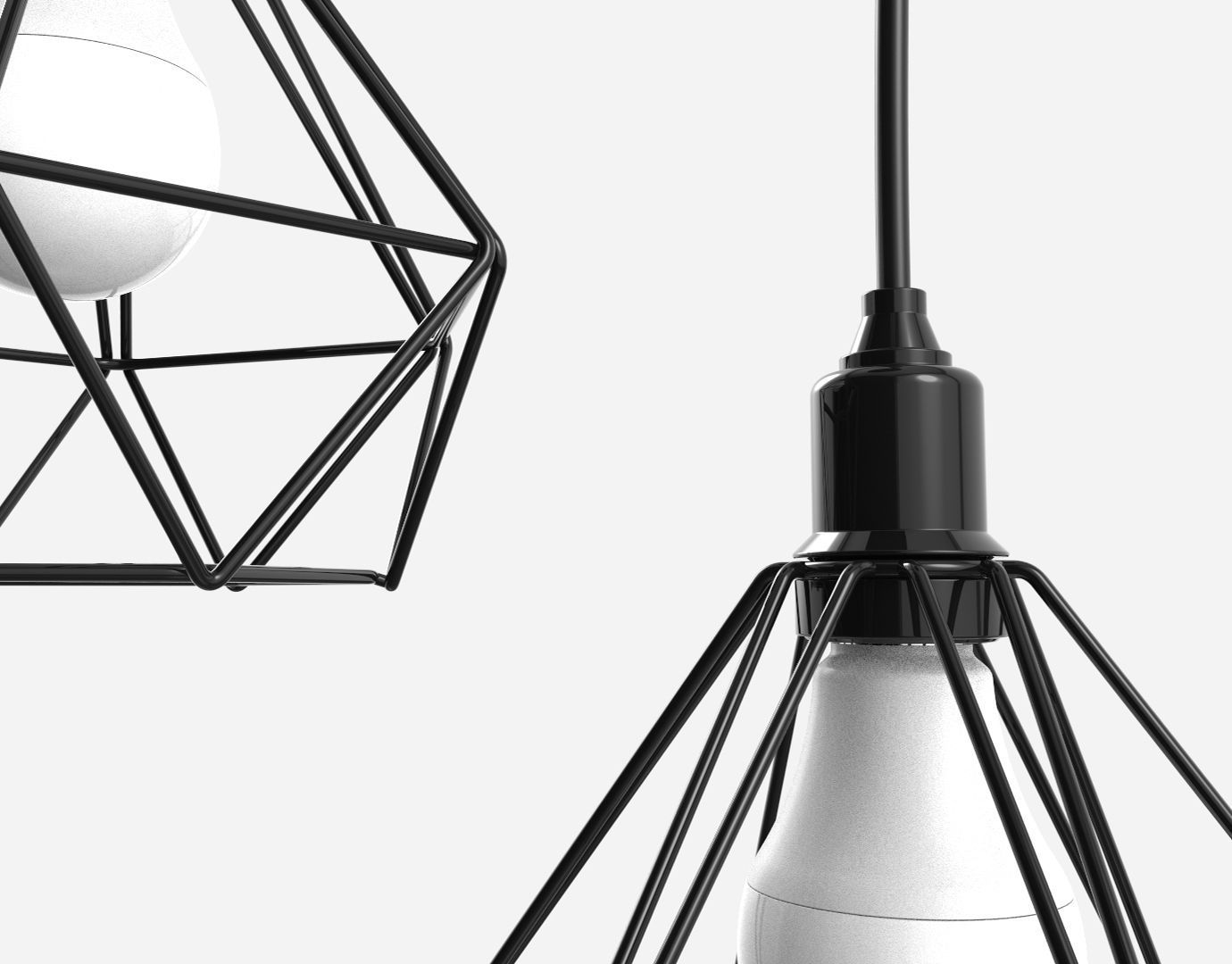 Trybo Wire Pendant Diamond  3D model_17